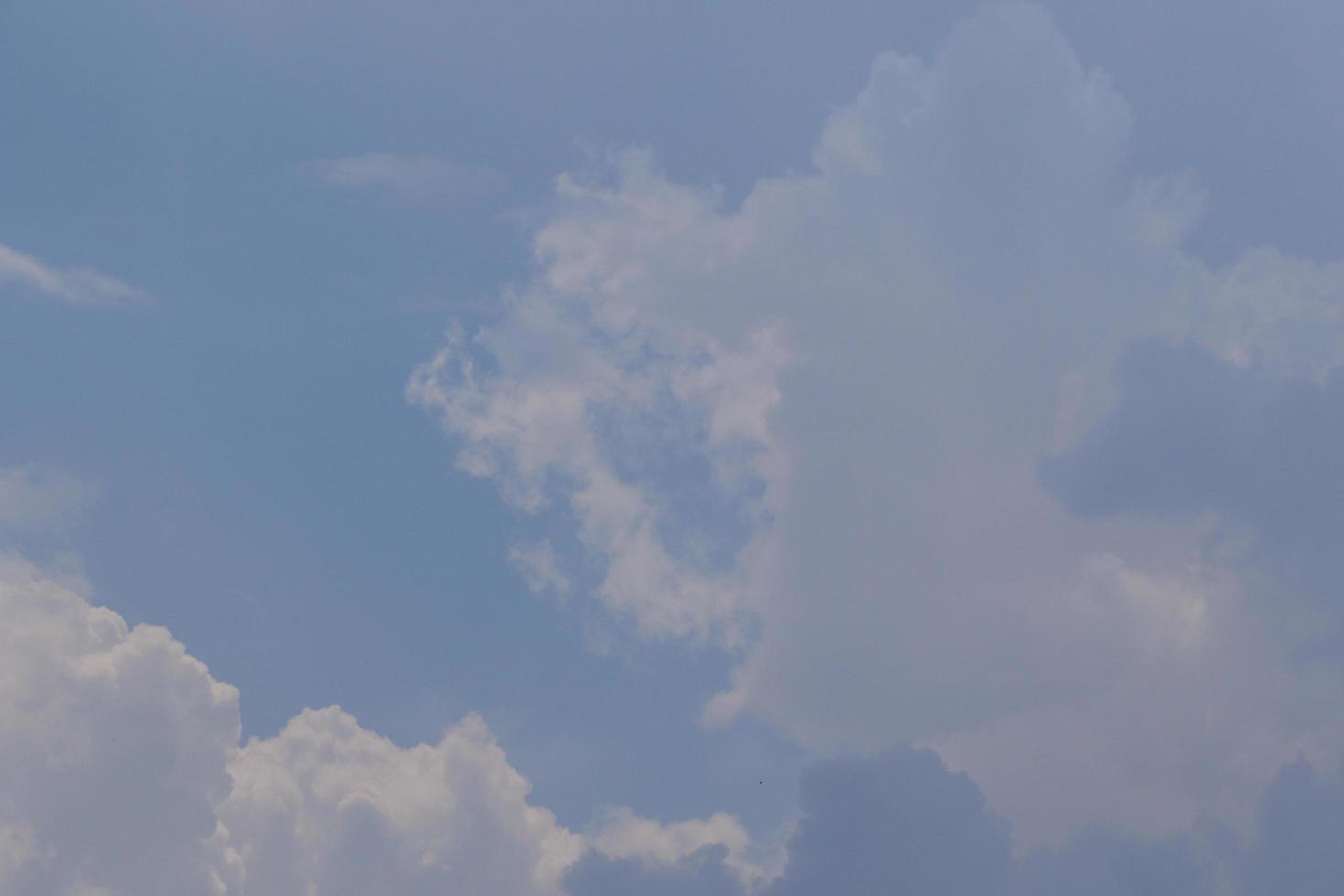 Stormy weather and dark clouds photo