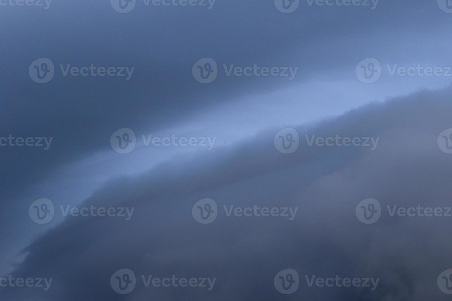 Stormy weather and dark clouds photo