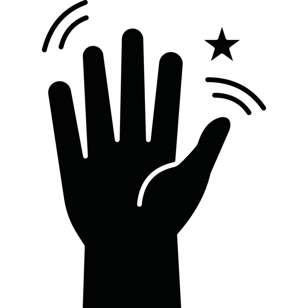 Hand Waving which can easily edit or modify vector