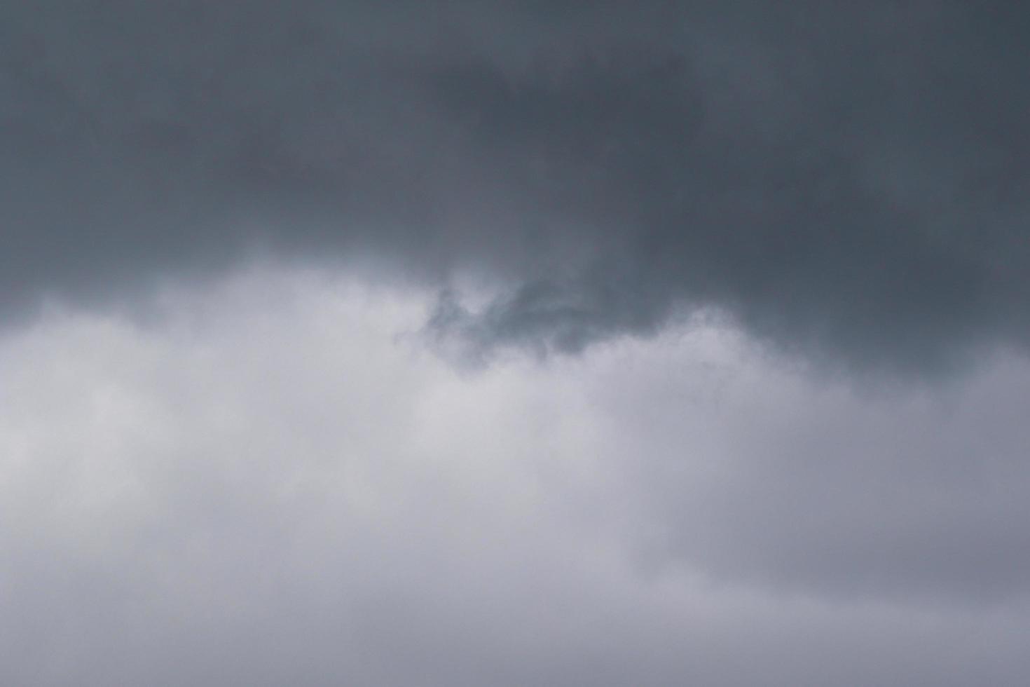 Stormy weather and dark clouds photo