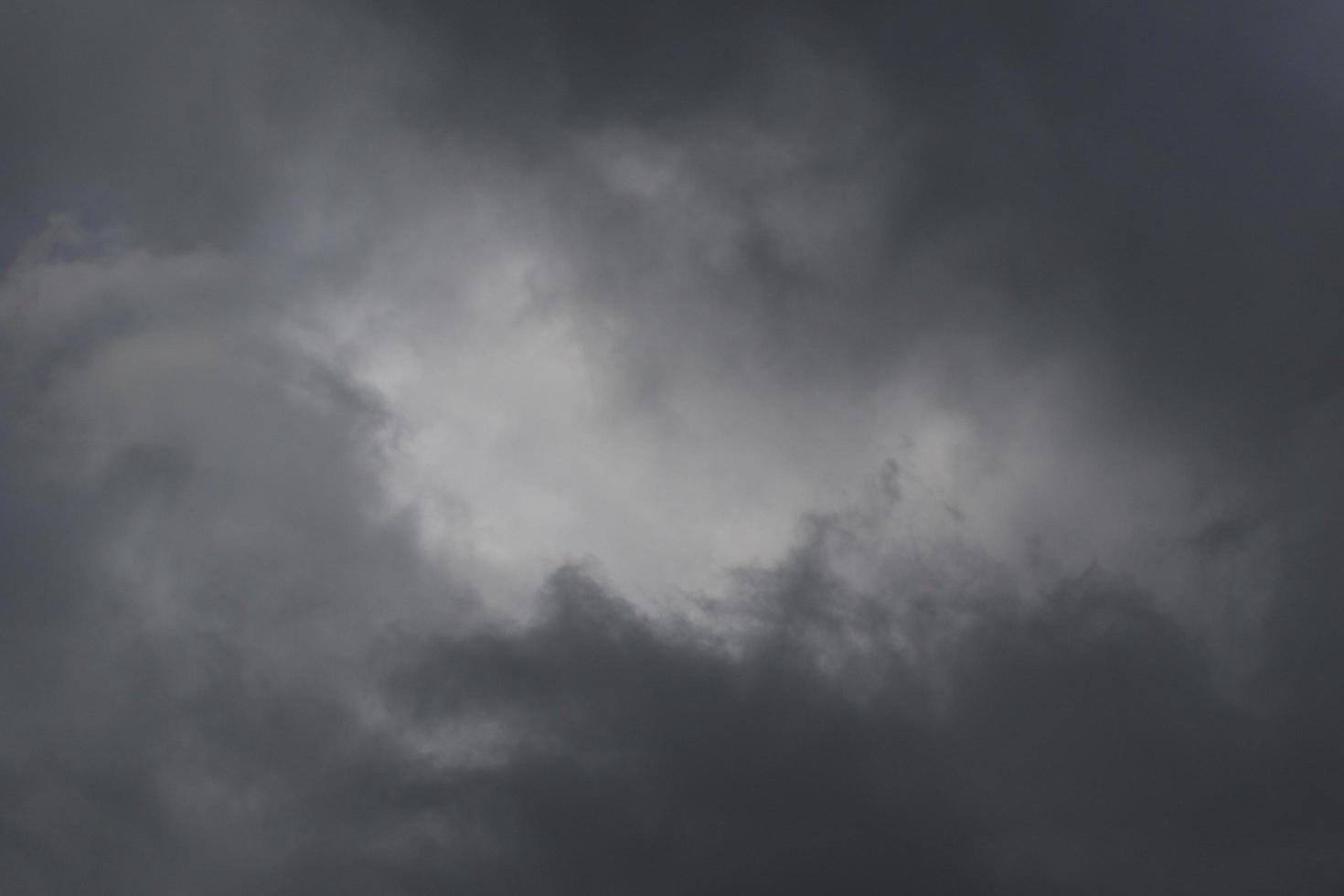 Stormy weather and dark clouds photo
