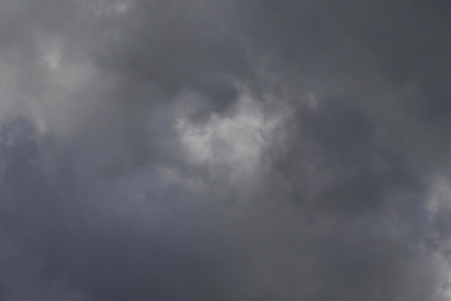 Stormy weather and dark clouds photo