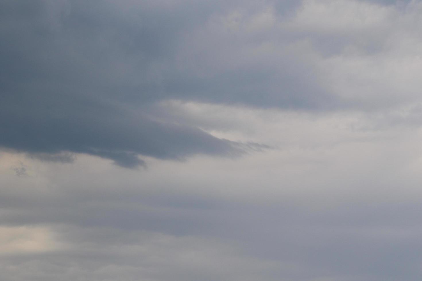Stormy weather and dark clouds photo