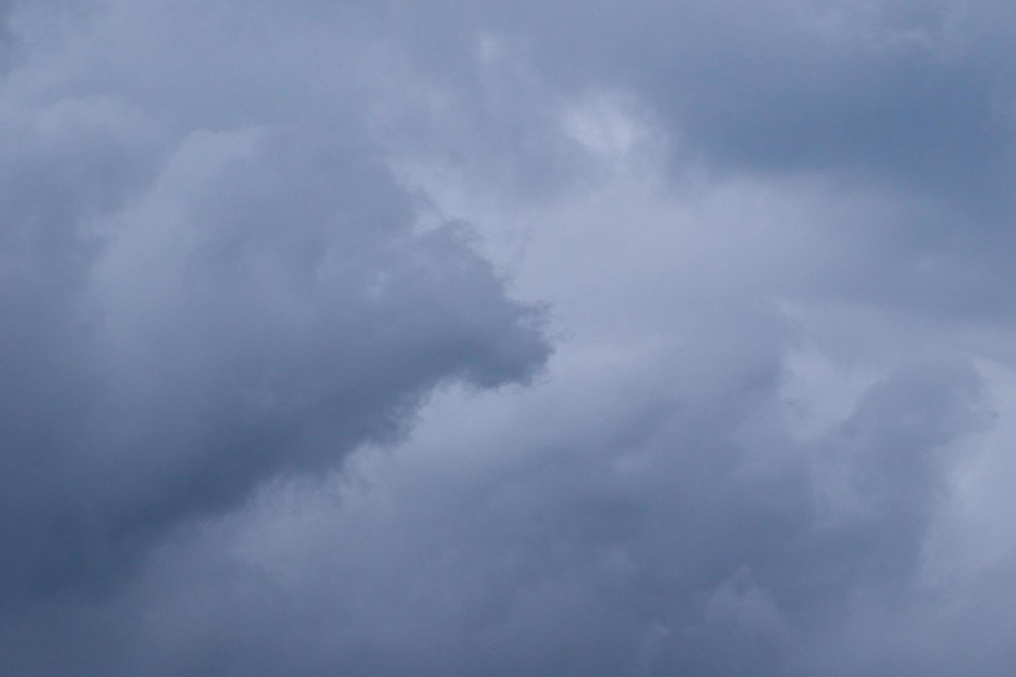 Stormy weather and dark clouds photo