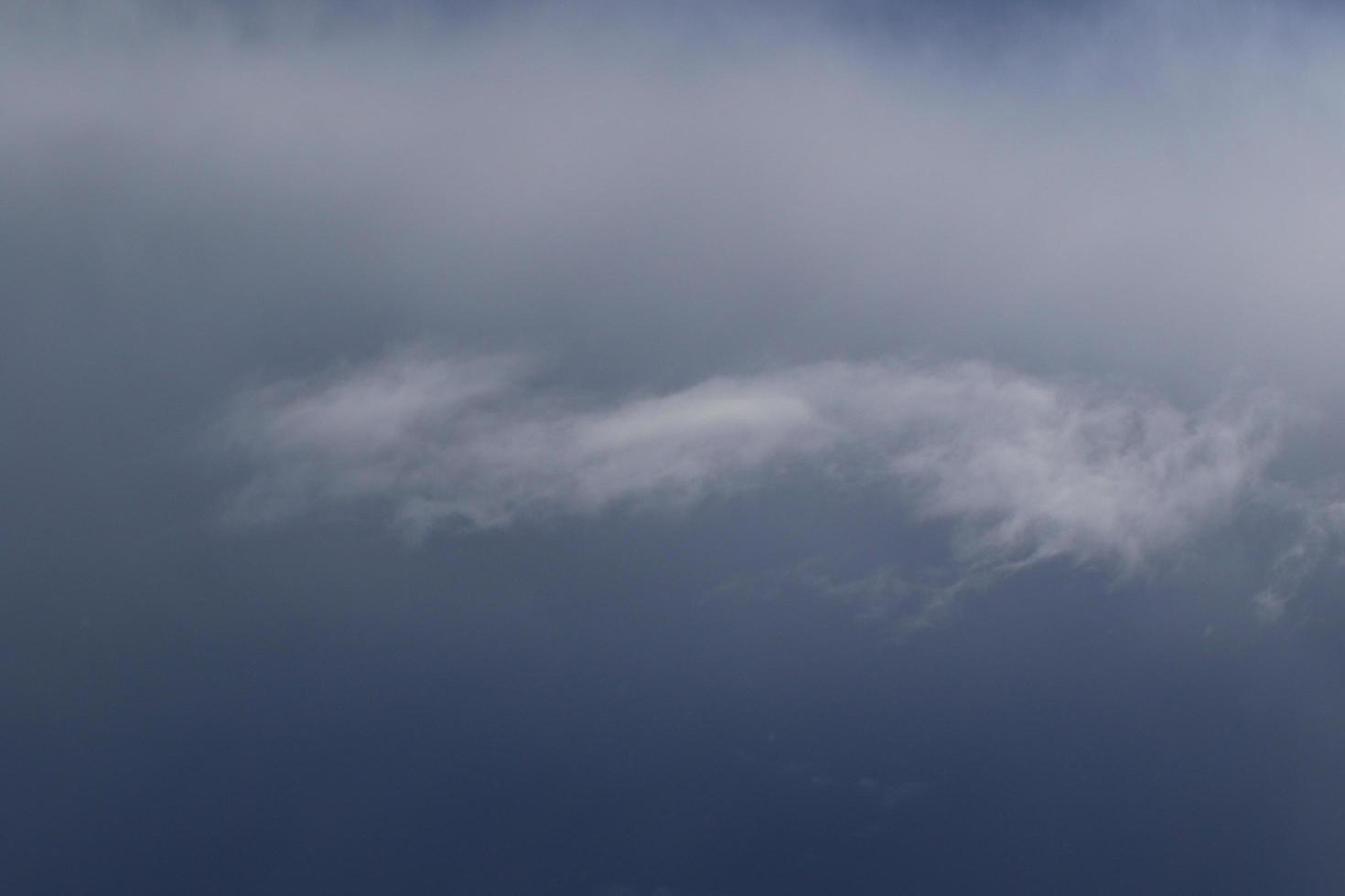 Stormy weather and dark clouds photo