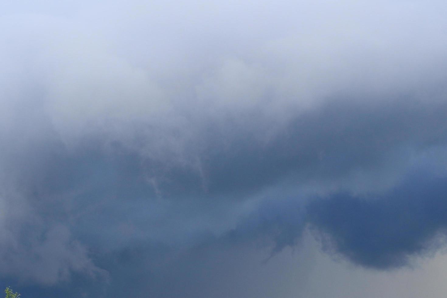 Stormy weather and dark clouds photo