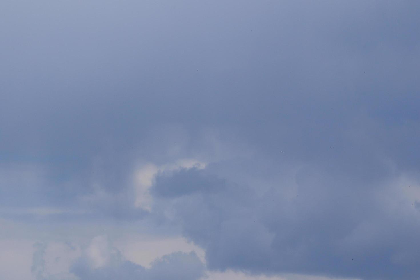 Stormy weather and dark clouds photo