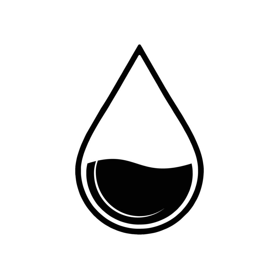 vector de logotipo de icono de lluvia de agua