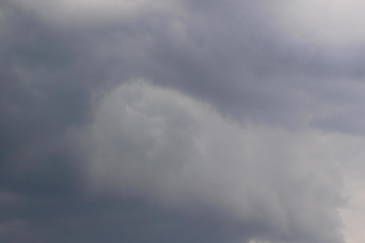 Stormy weather and dark clouds photo