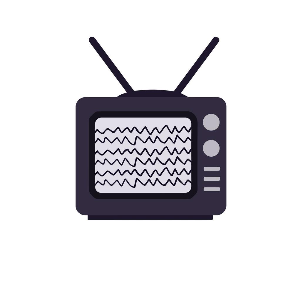 Small vintage black and white television 18896686 Stock Photo at Vecteezy