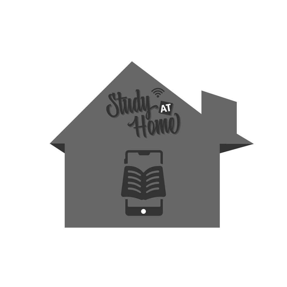 stay at home banner vector