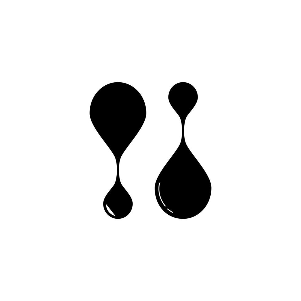 water drop icon logo vector