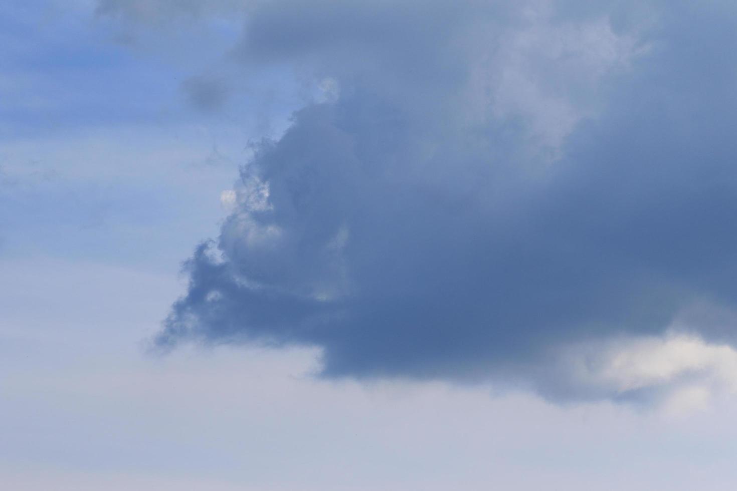 Stormy weather and dark clouds photo