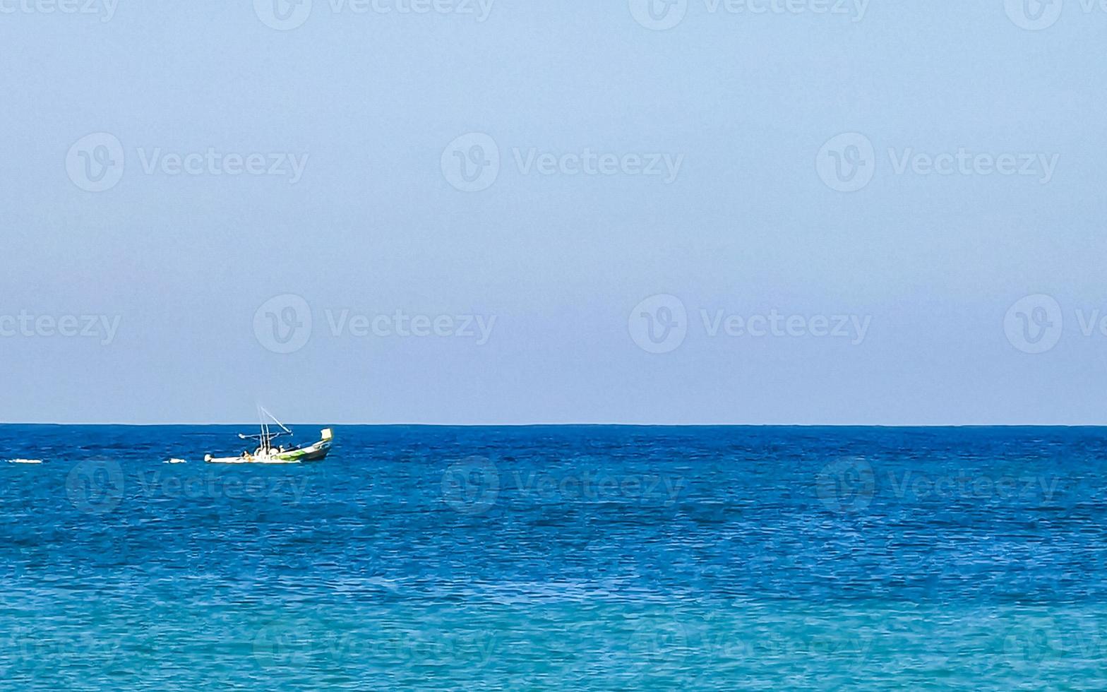 Boats yachts ship jetty beach sea in Puerto Escondido Mexico. photo