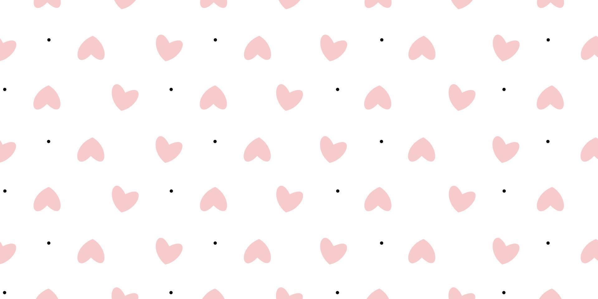 Cute and simple love pattern for background. Valentine wallpaper design vector