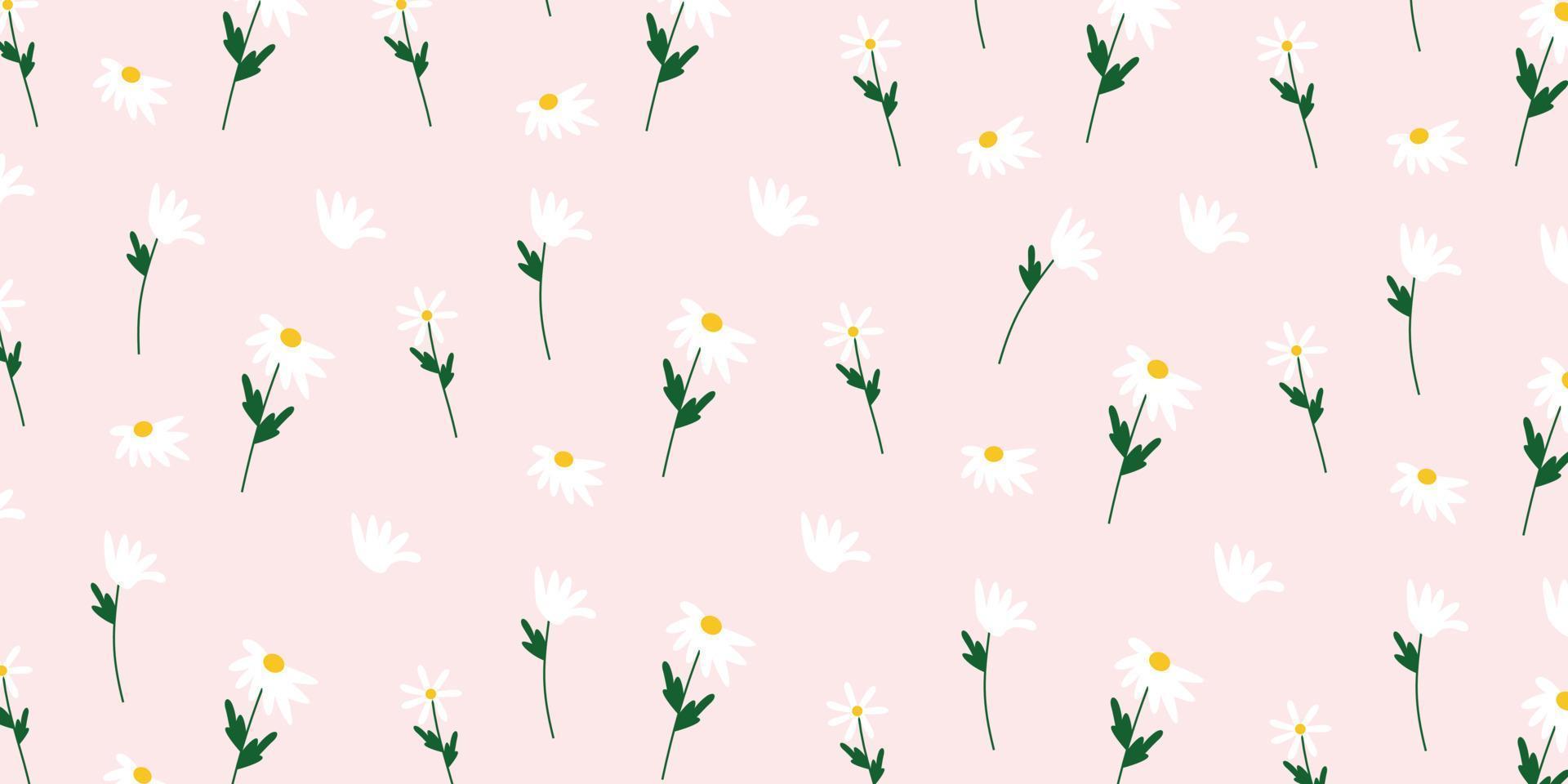 Background of small flower for fabric pattern vector