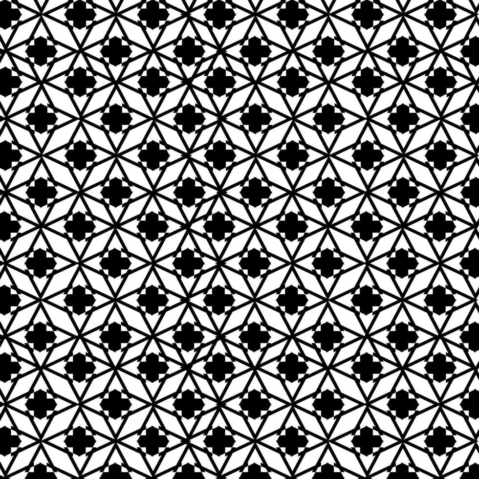 Classical Pattern Black and White Vector