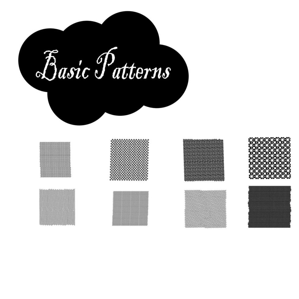 Basic Patterns Vector Art