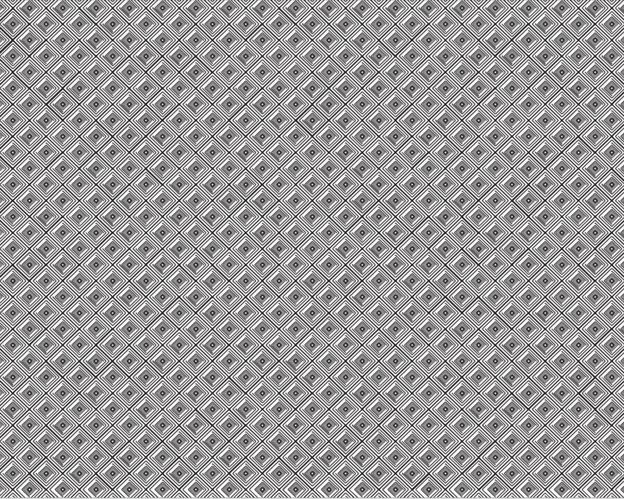 Cool Square boxes Pattern Black and White Vector Wallpaper