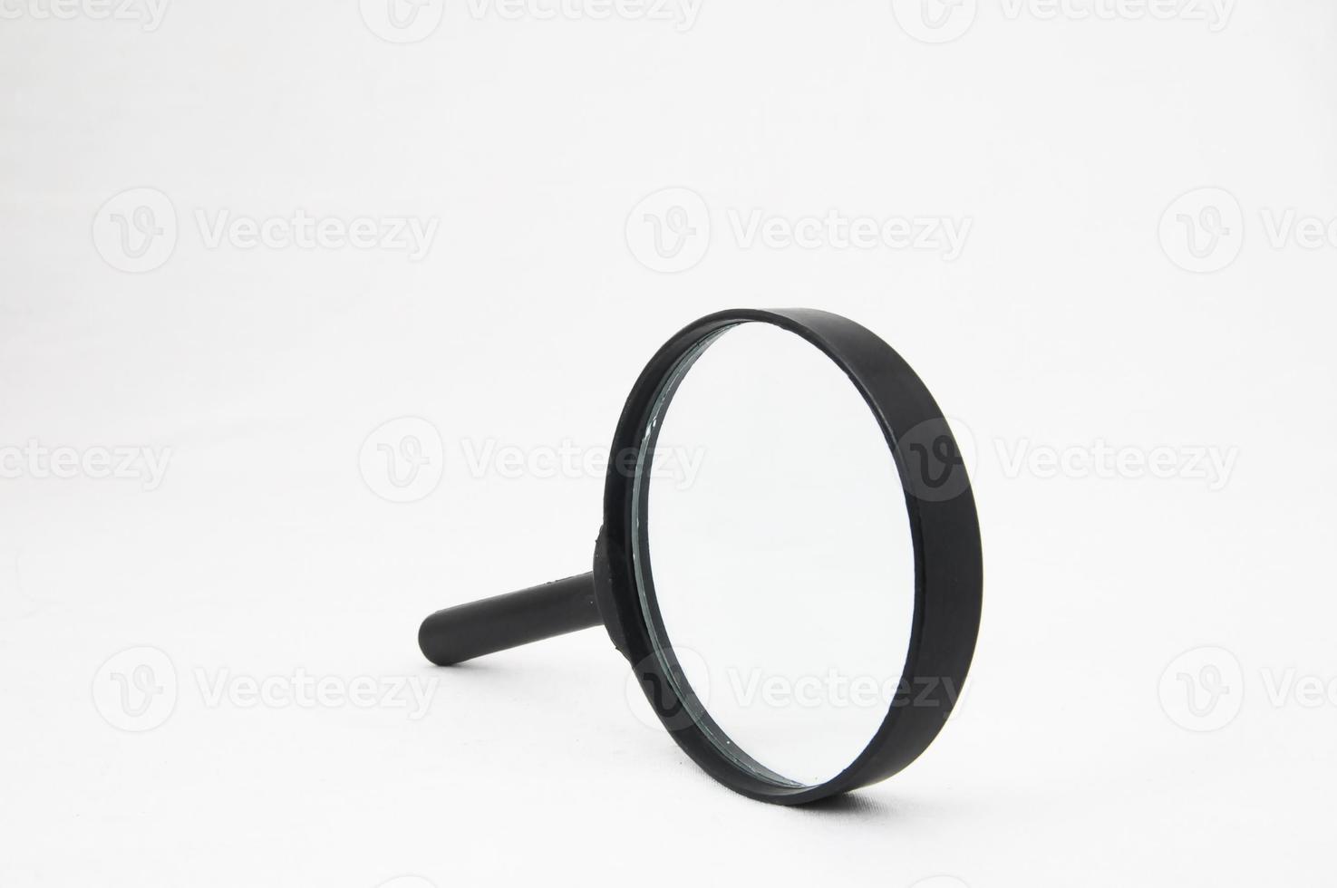 Magnifying glass close up photo