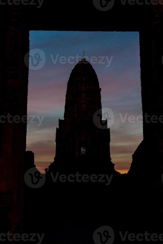 Ancient Buddhist temple in East Asia photo