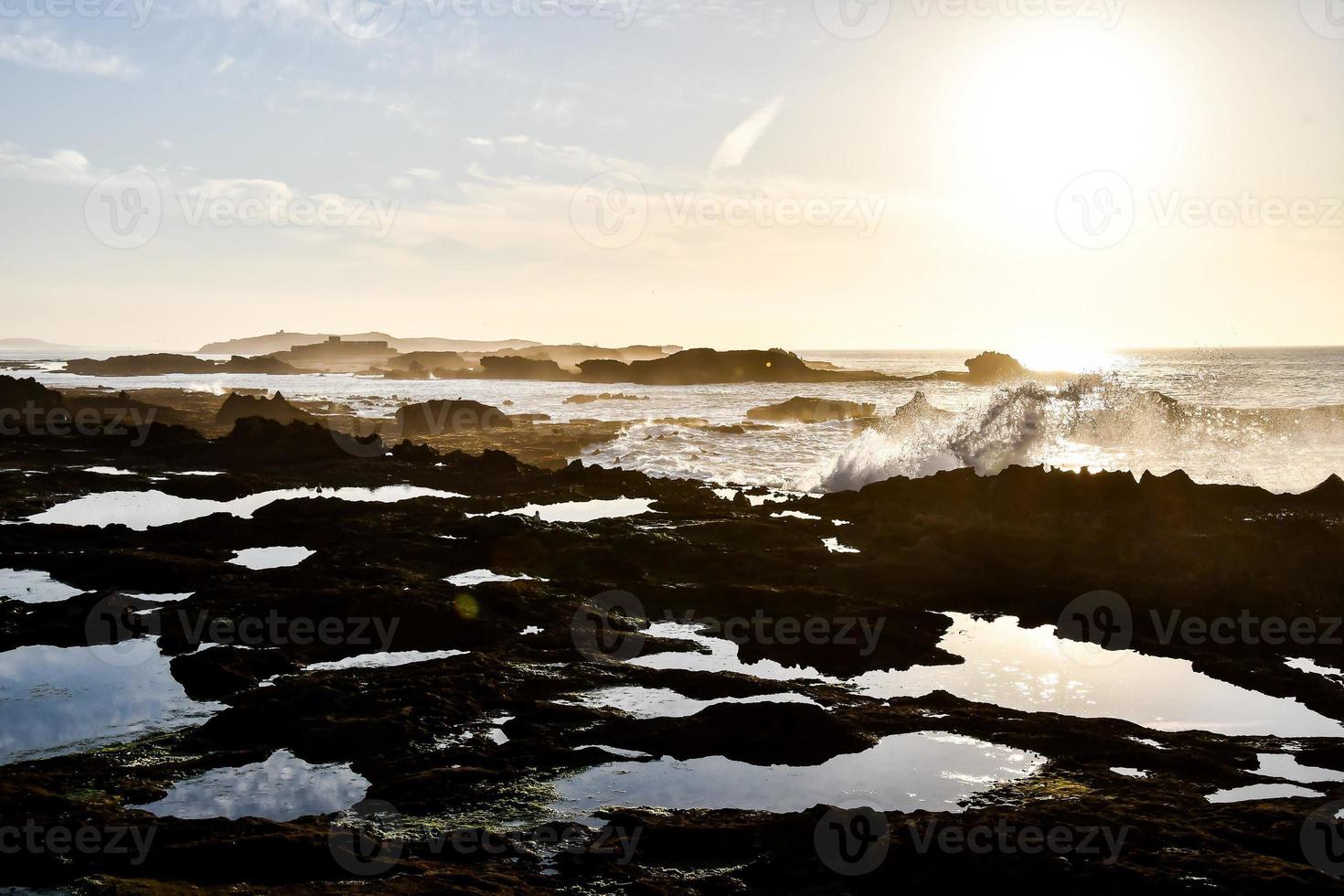 paisaje marino en verano foto