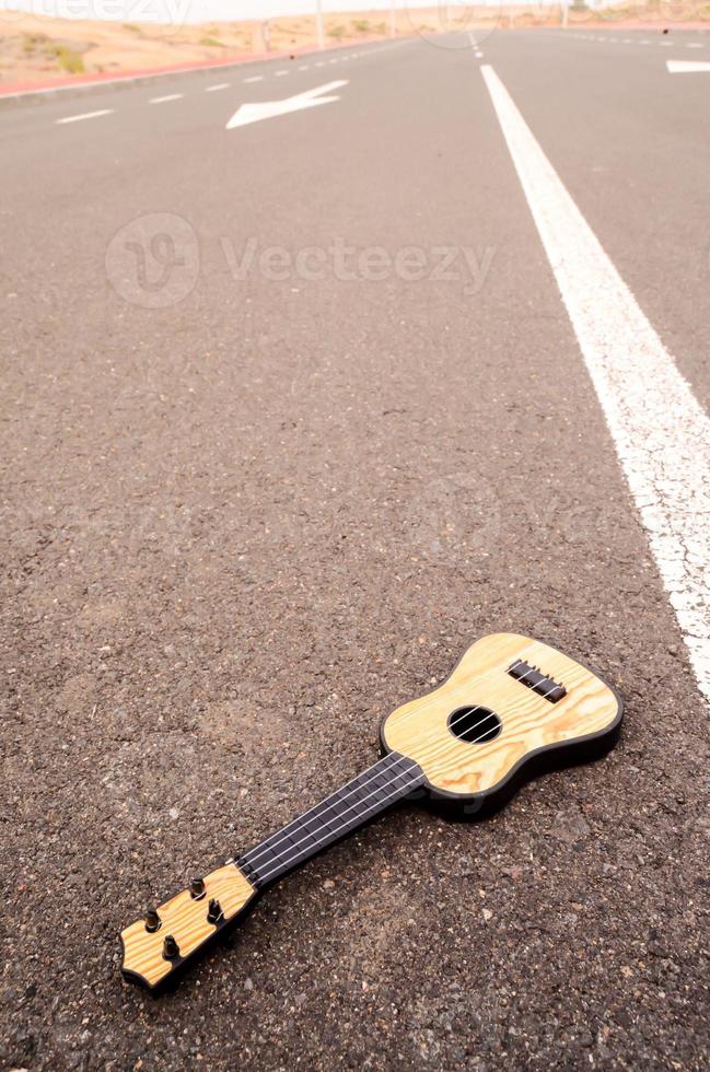 Ukulele on the road photo