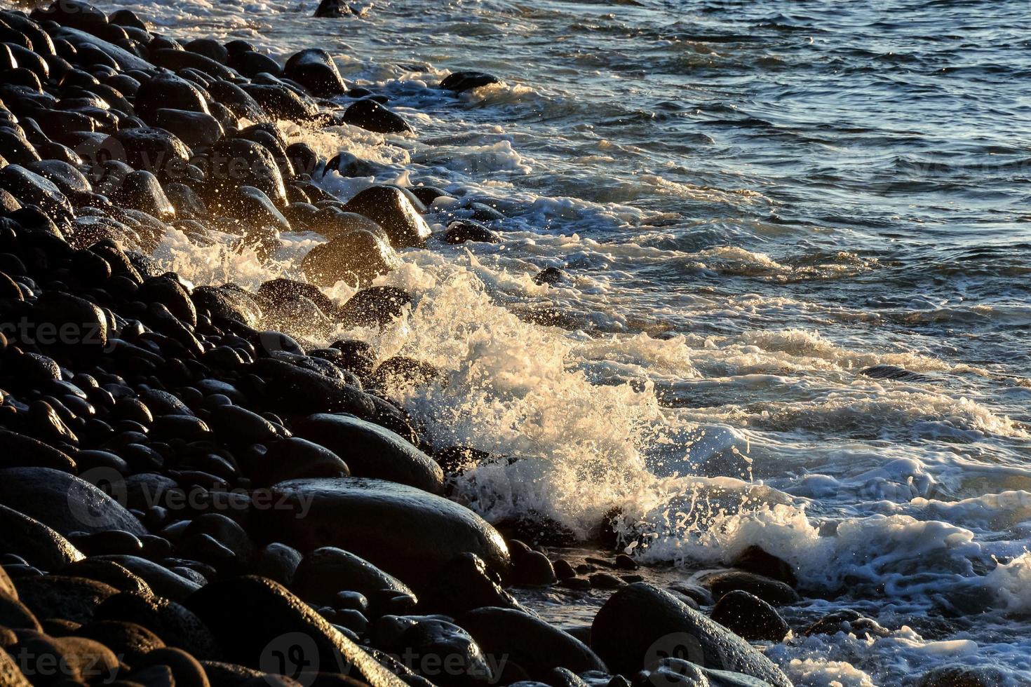 Sea water close-up photo