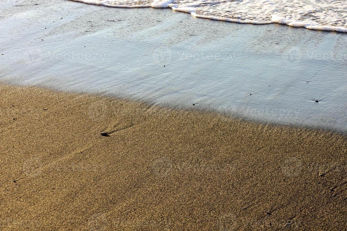 Sand beach close-up photo