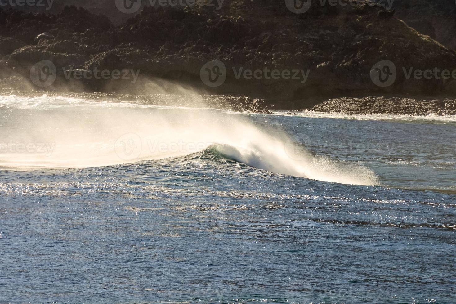 Sea water close-up photo