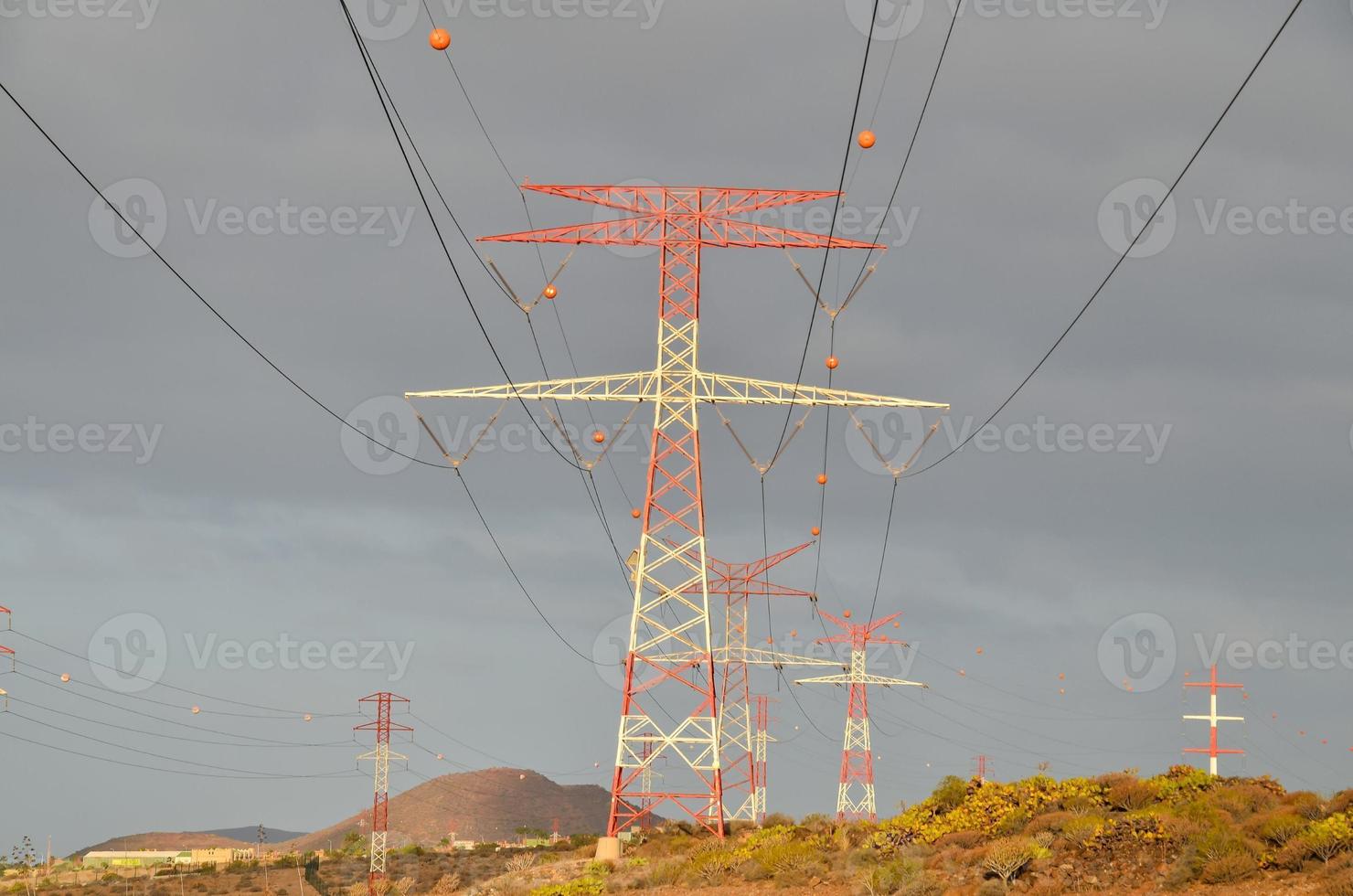 Electric pole view photo