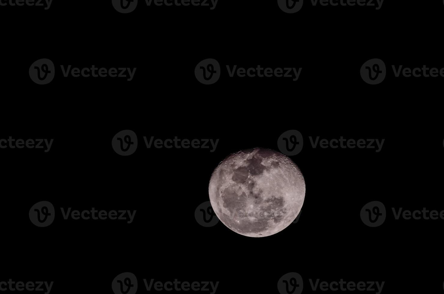 The moon at night photo