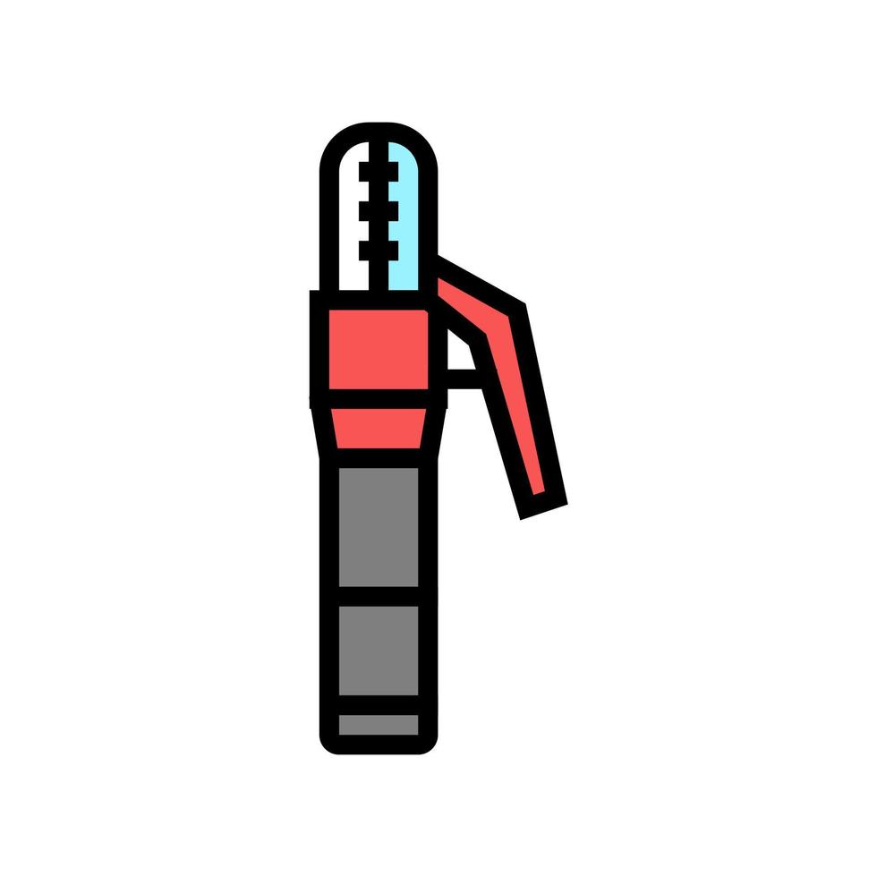 work clamp welding machine color icon vector illustration