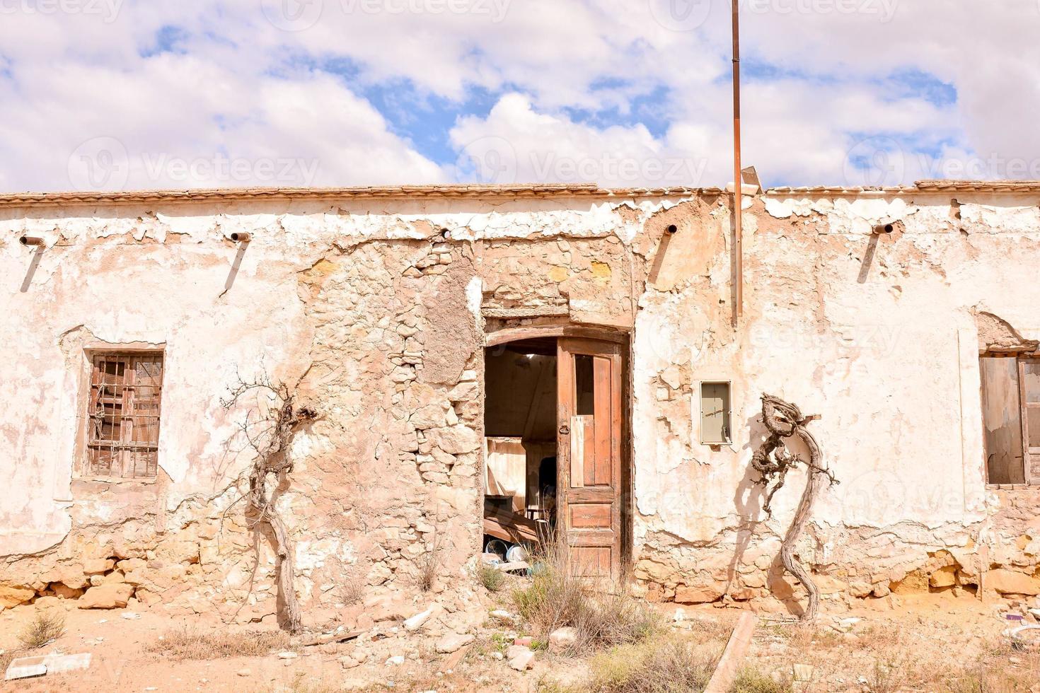 vista del sitio abandonado foto