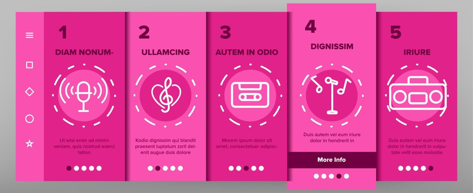 Color Different Singing Vector Onboarding