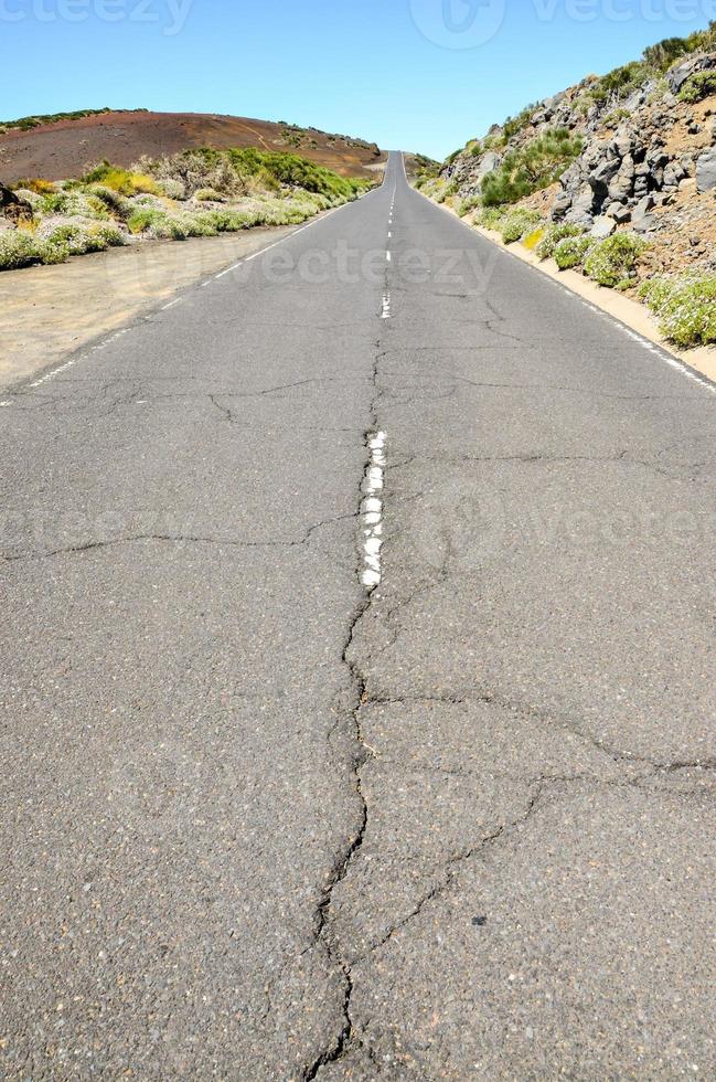 Scenic road view photo