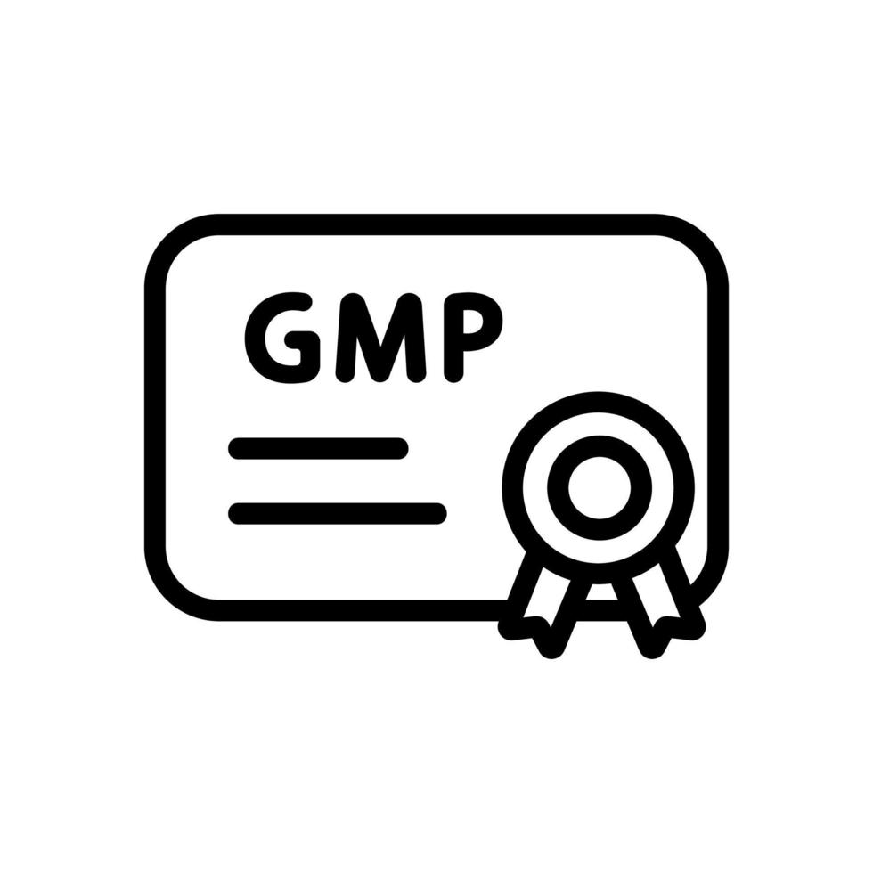 a sign of quality icon vector outline illustration
