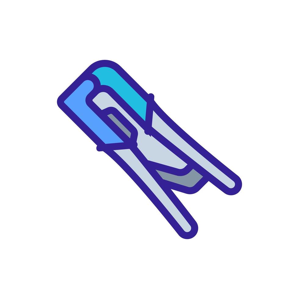 wire cutter tool icon vector outline illustration