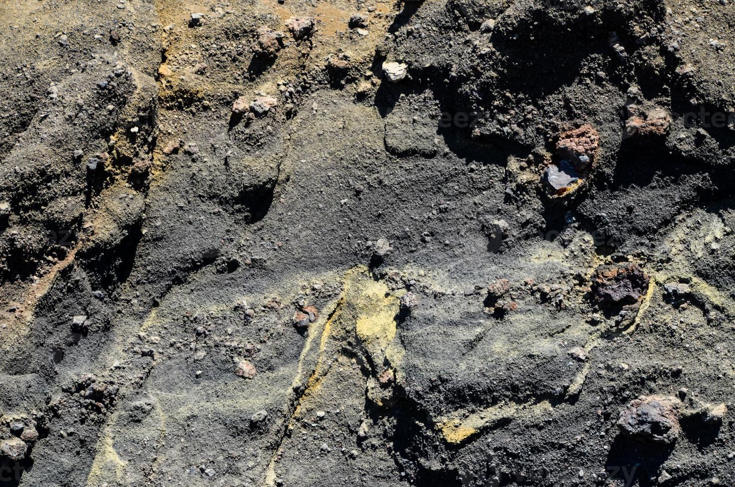 primer plano de rocas naturales foto