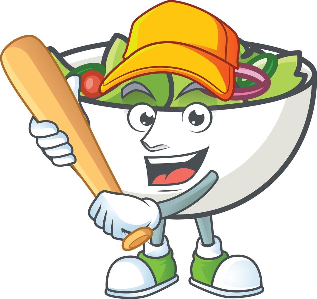 Salad In The a Bowl Vector