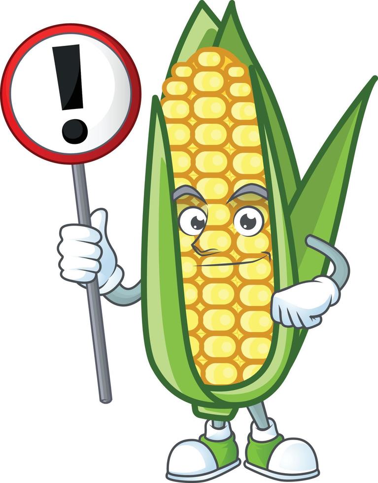 Cartoon Corn Sweet Vector