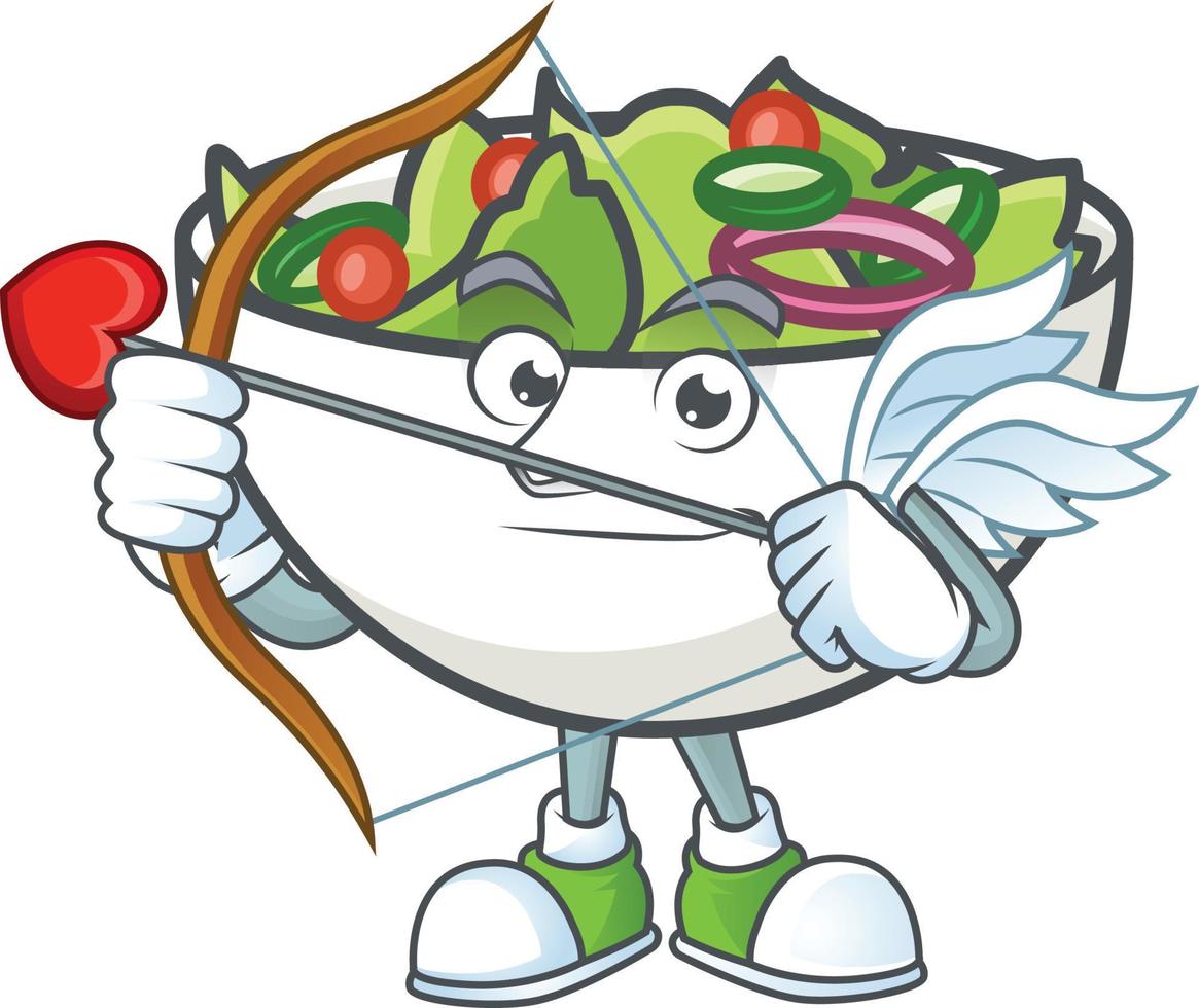 Salad In The a Bowl Vector