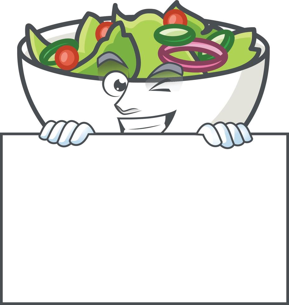 Salad In The a Bowl Vector