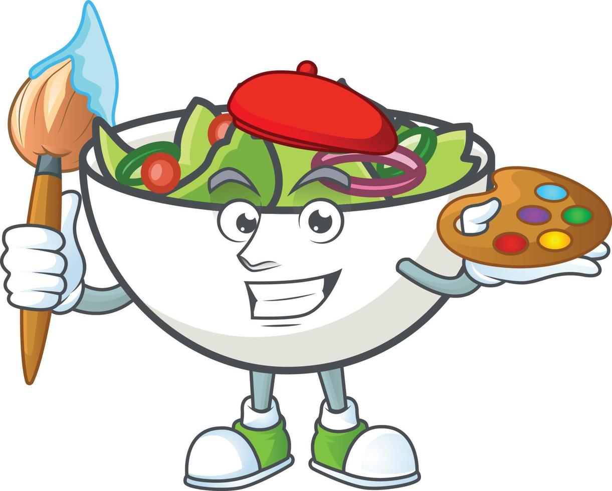 Salad In The a Bowl Vector