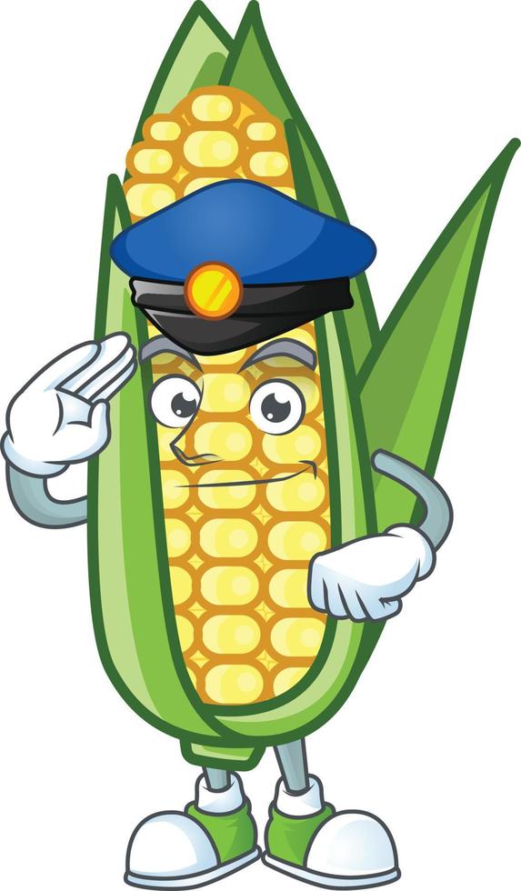 Cartoon Corn Sweet Vector