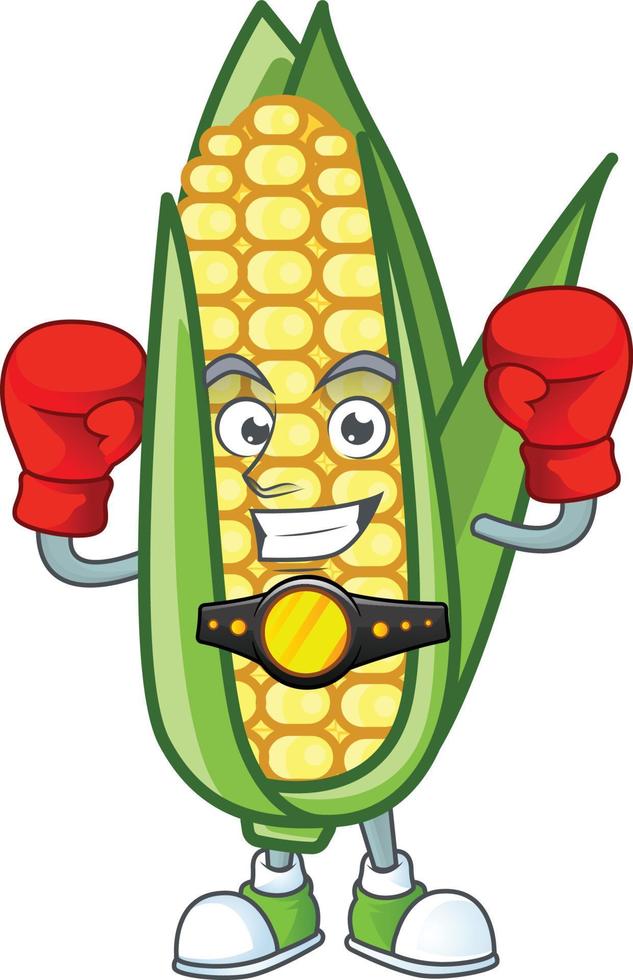 Cartoon Corn Sweet Vector