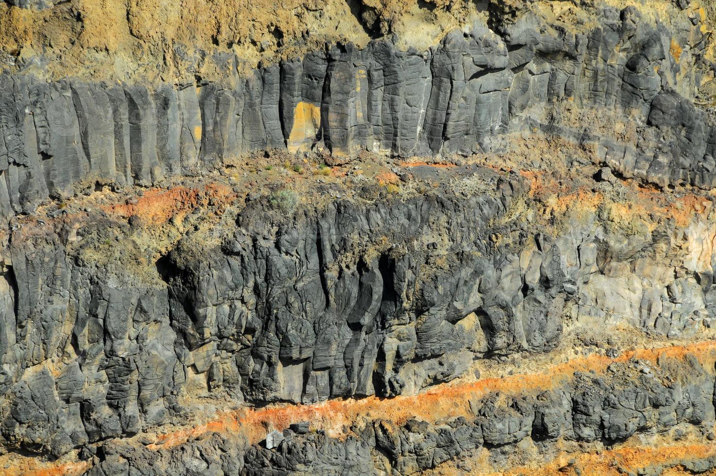 primer plano de piedras naturales foto