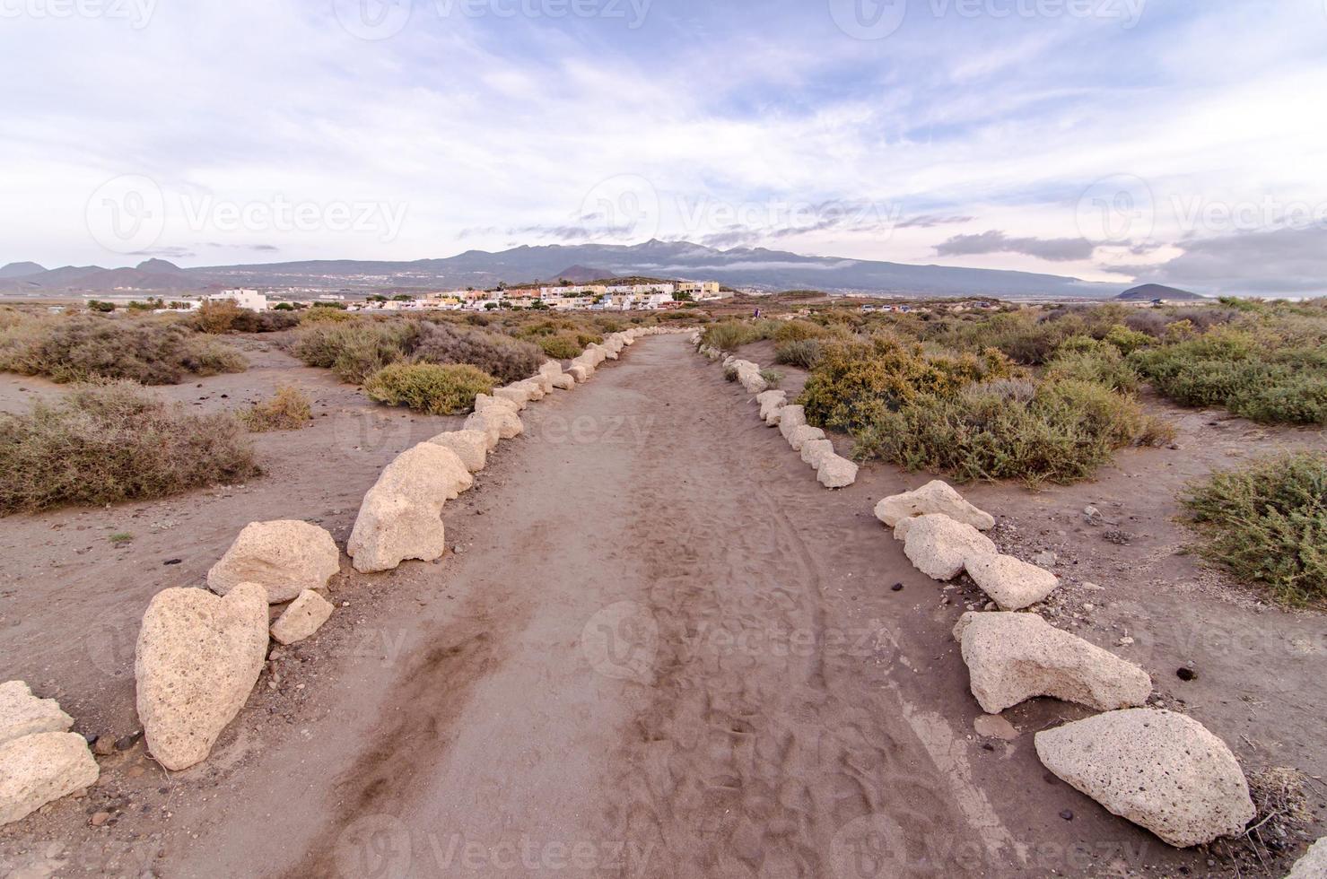 Scenic road view photo