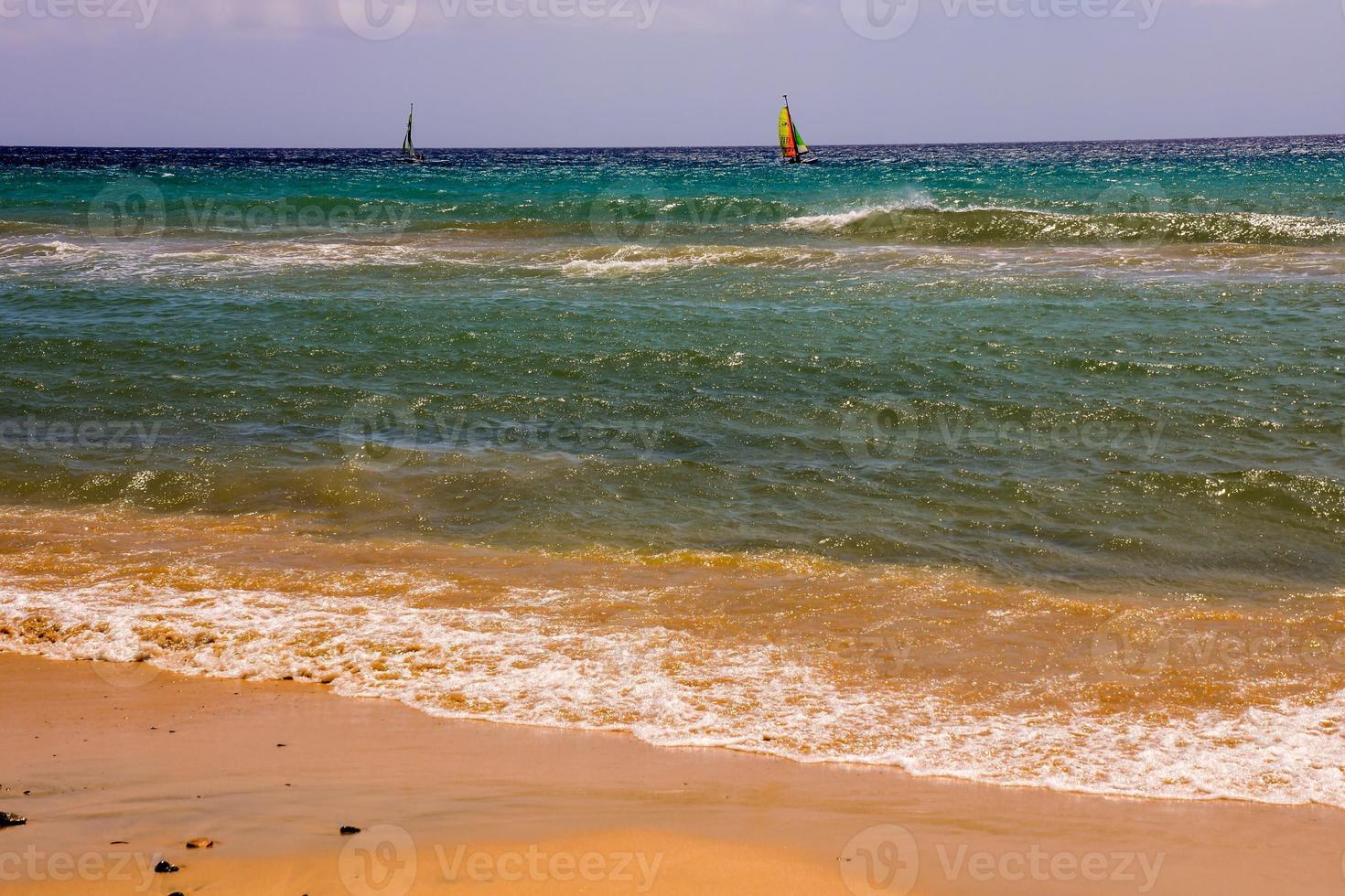 Scenic beach view photo
