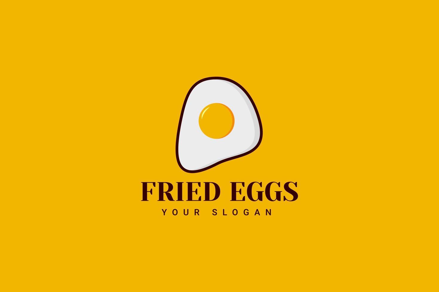 Fresh Egg Logo Template Designs, Yummy Egg Logo Vector Illustration